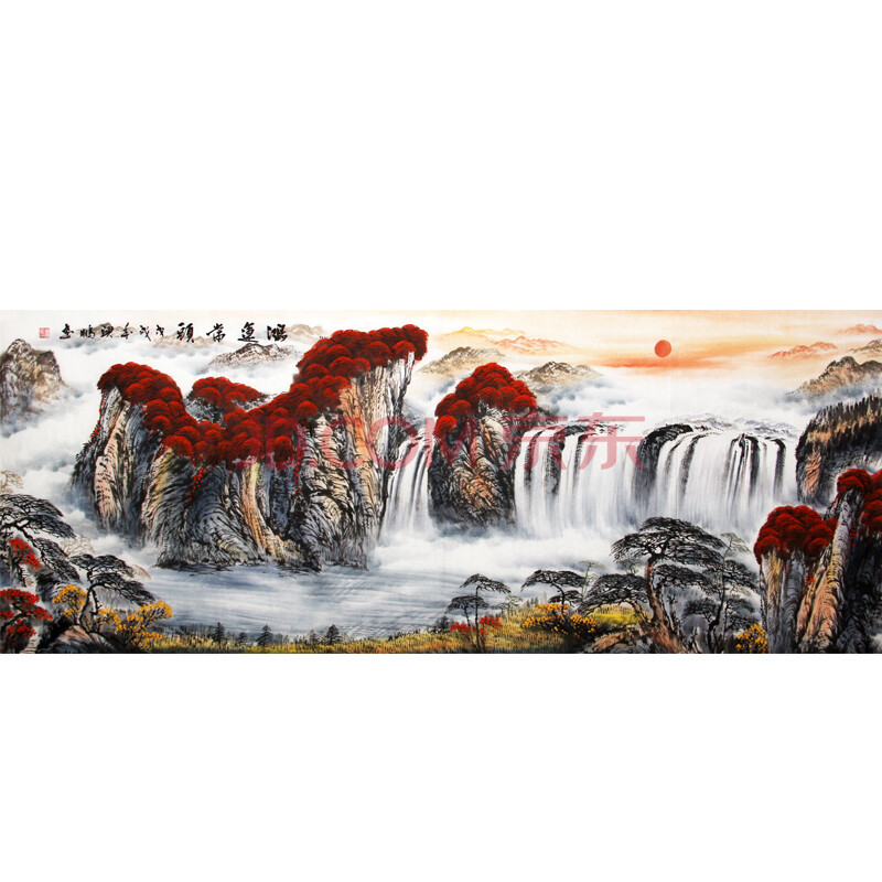 《鸿运当头》 兴鹏 职业画家180/69cm 4558