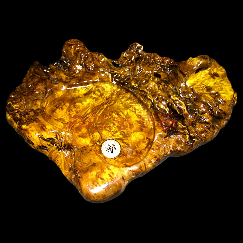 黄金樟 天然随形 瘤疤老料 实木茶盘 58-45-7cm