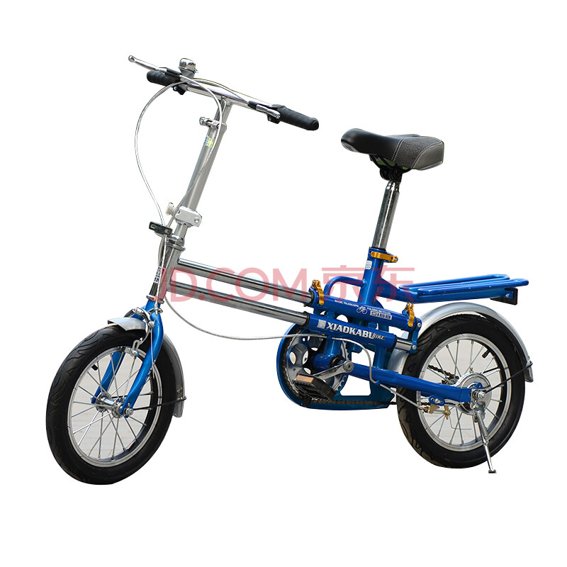 小卡布伸缩自行车,儿童自行车新款上市 蓝色 16寸