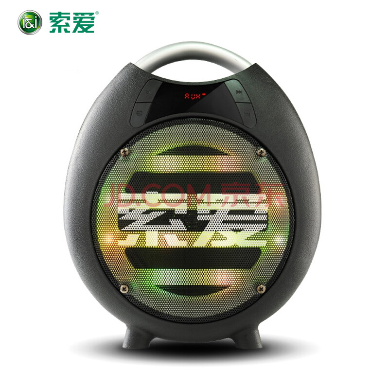 索爱(soaiy)sa-t3 便携式移动户外音响蓝牙 电瓶音箱插卡广场舞音箱