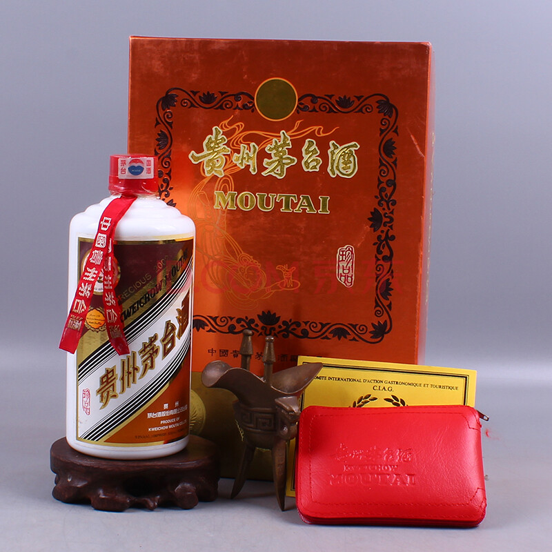 贵州茅台酒(白皮珍品) 2002年 53度 500ml 1瓶 【30】(白酒 老酒)