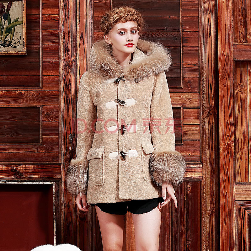 辛格维拉皮草外套 14635 沙滩 3xl【图片 价格 品牌 报价】-京东