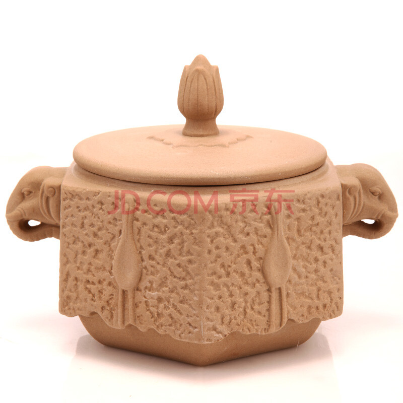 祥茹茗品汉陶张生泡茶壶 陶瓷茶壶 陶瓷茶壶养生陶壶功夫茶具电陶炉煮