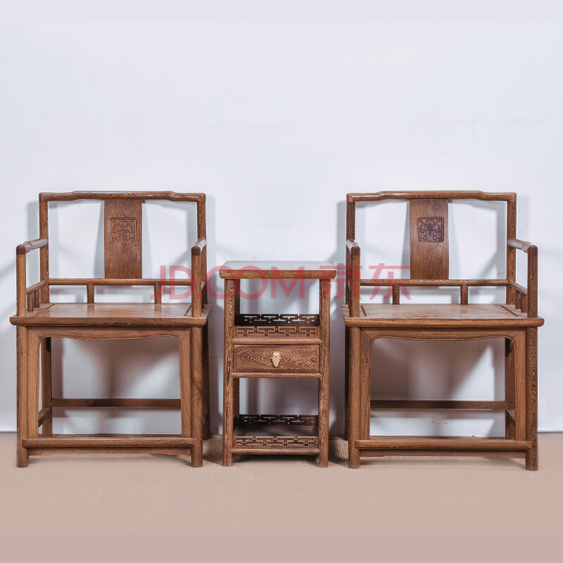 【厂家特供】红木鸡翅木南宫椅三件套 传统工艺 榫卯结构 高端大气fd