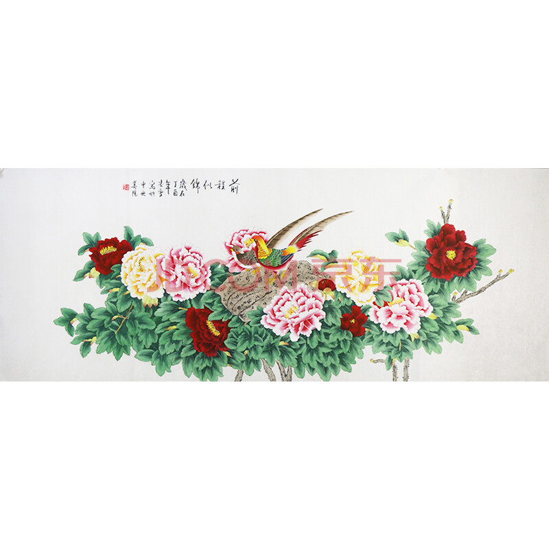 北京美协会员 凌雪 《前程似锦》01-京东珍品拍卖