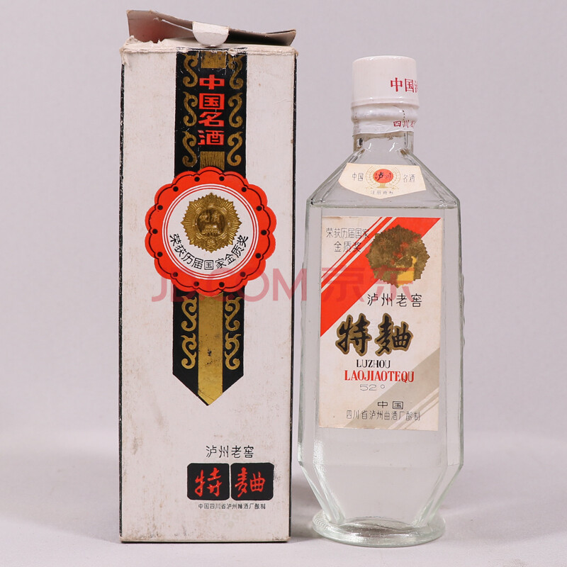 泸州老窖特曲 约80年代 52度 500ml 1瓶【74(老酒 收藏)