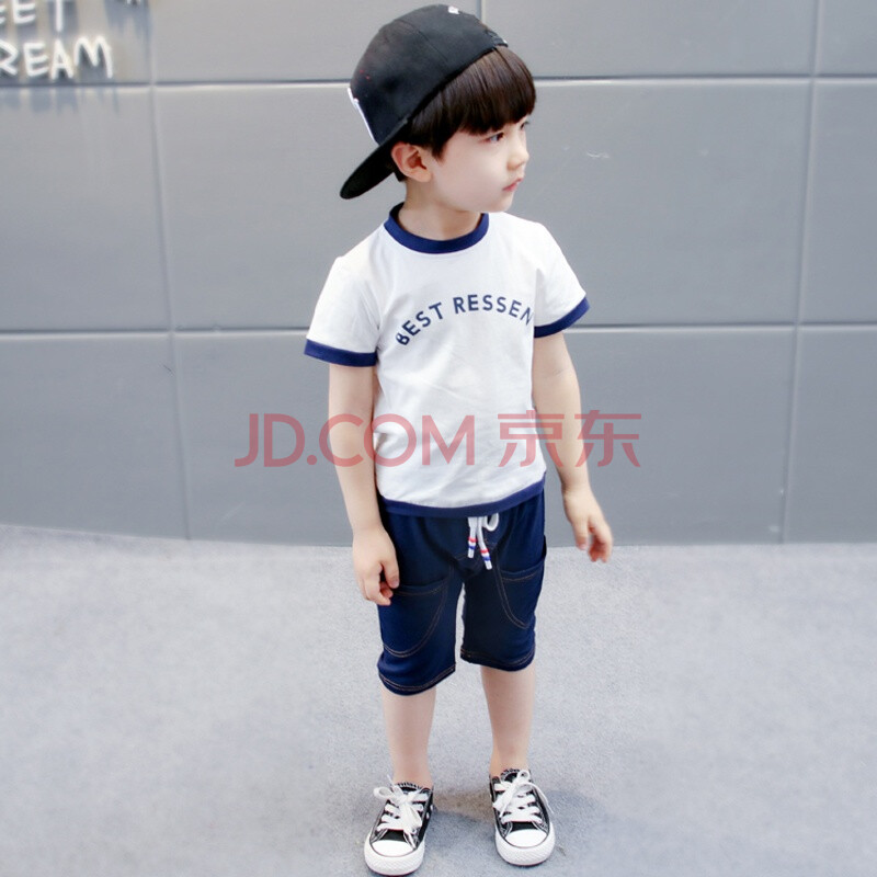休闲两件套一1二2三3岁婴幼儿童装纯棉小孩夏装夏天衣服夏季薄款潮 仿