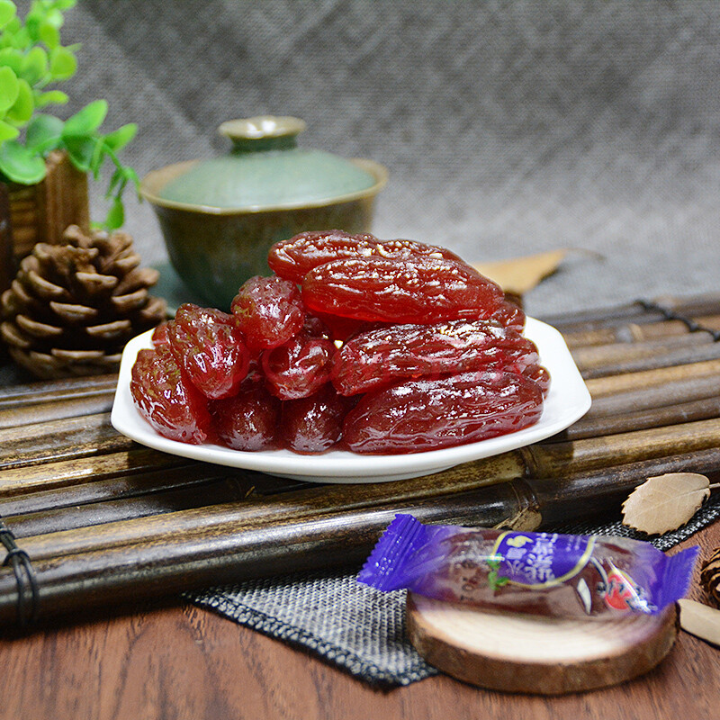 【金土地_水晶紫薯仔500gx5包】连城地瓜番薯干办公休闲粗粮食品