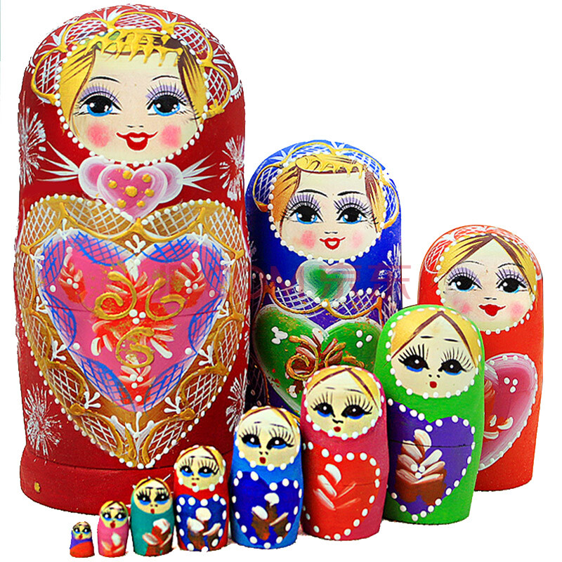 层工艺创意玩具椴木风干手绘手工礼品家居摆件大肚娃娃送儿童生日礼物