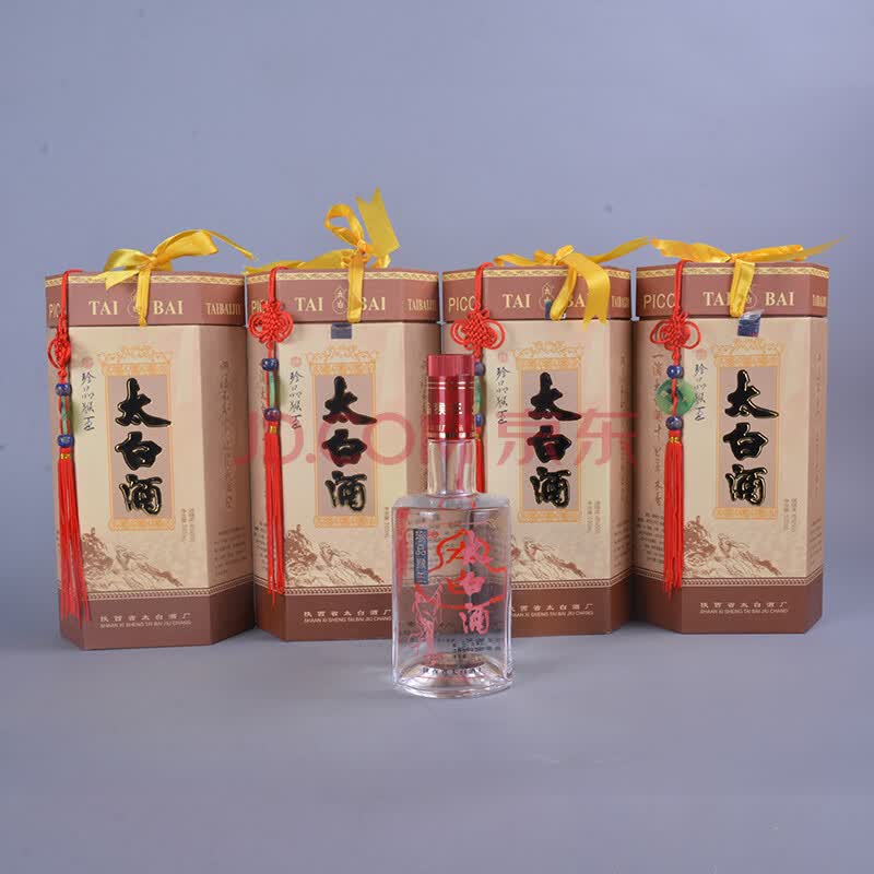 太白酒(珍品猴王六棱盒) 2003年 45度 500ml 4瓶