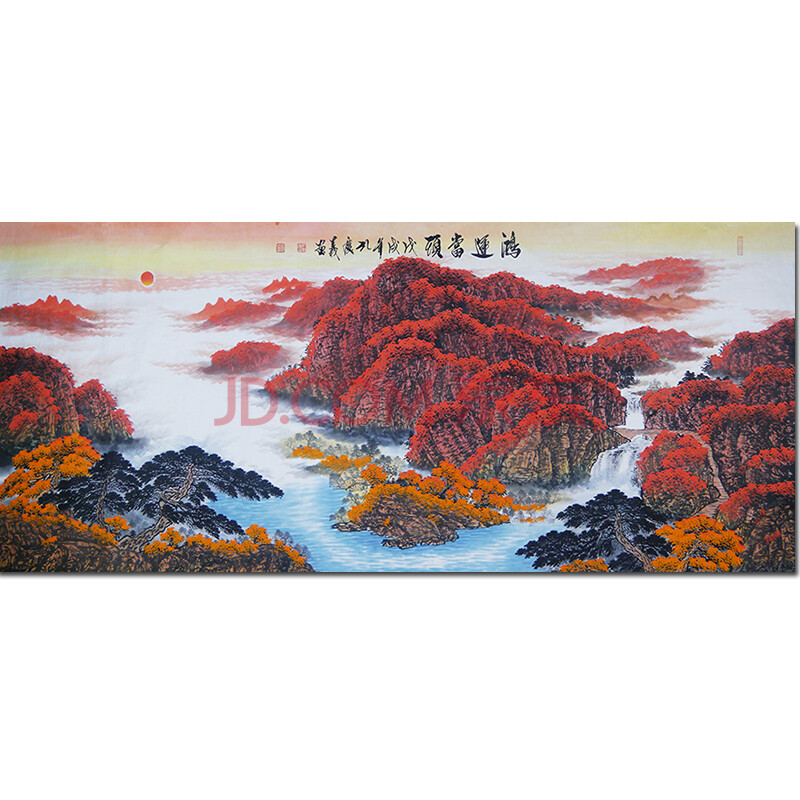 孔子第七十三世孙 中国书画家协会 孔庆义 2.40米【鸿运当头】