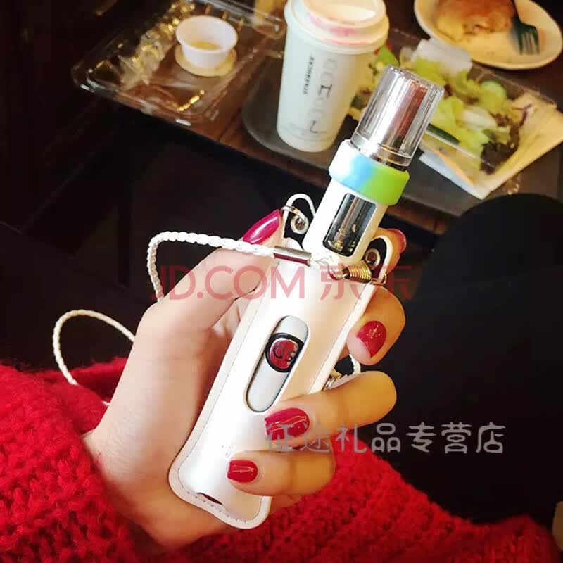 电子烟可爱女士款套装大烟雾戒烟神器蒸汽烟礼品 白色标准版 夏威夷