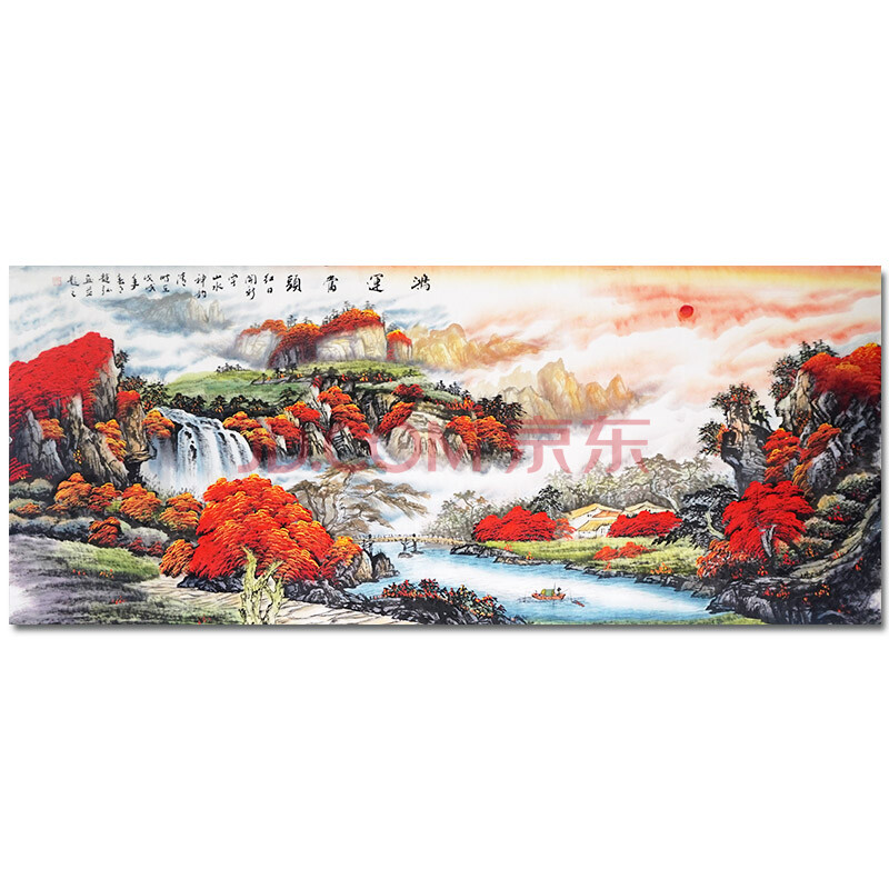 中美协会员 赵弘 2.4米巨幅《鸿运当头》