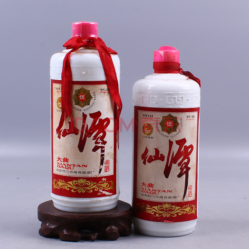 仙潭大曲 1987年 高度 500ml 2瓶 【16】(白酒 老酒 收藏酒)