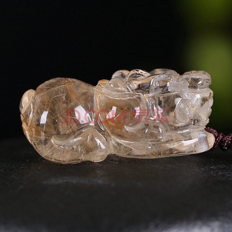 发晶貔貅吊坠 9.02g 雨然珠宝