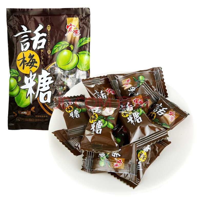 宏源 话梅糖 硬糖婚庆糖喜糖 350g/袋