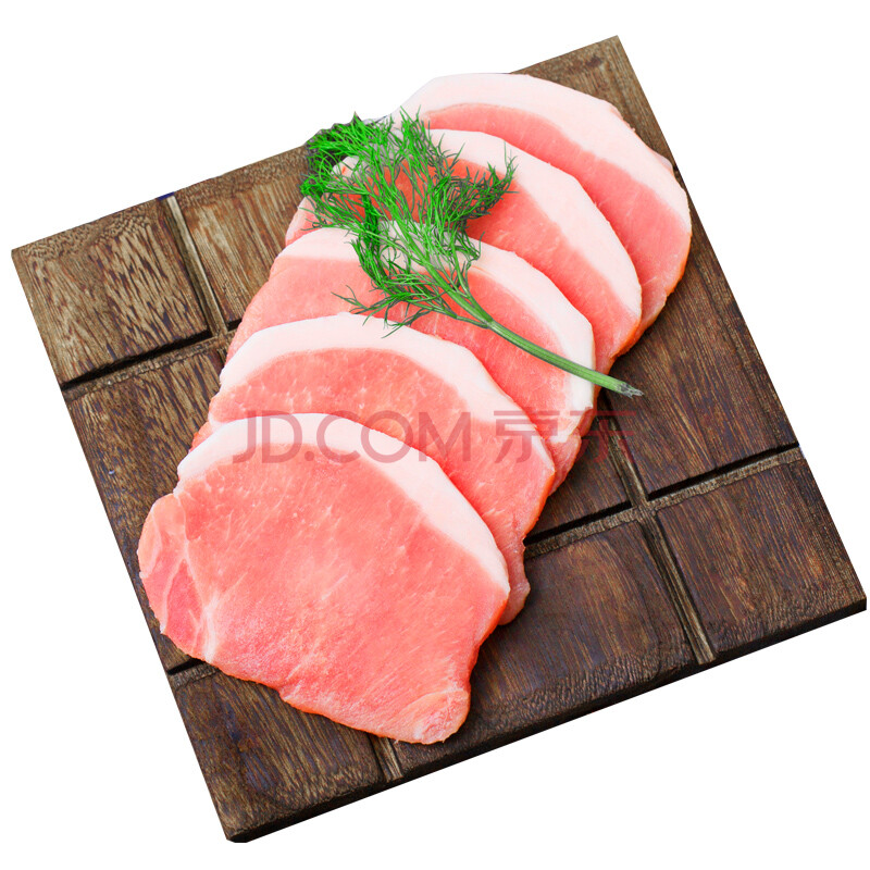 双汇 带脂猪里脊肉片500g/袋 冷冻猪肉