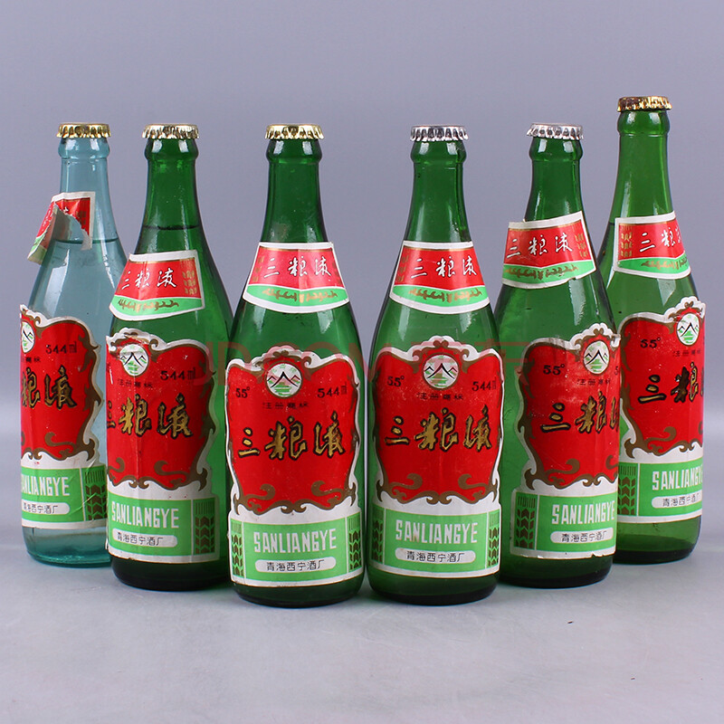 三粮液 1990年代初 55度 544ml 6瓶 【84】(名酒 老酒 收藏酒)