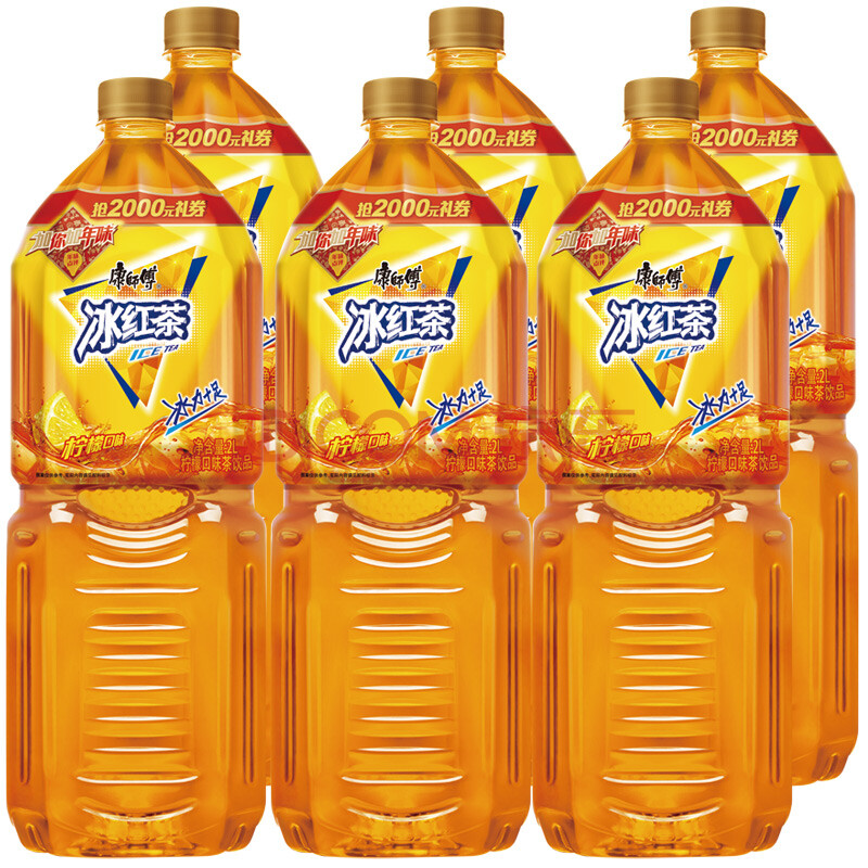 康师傅 红茶2l*6瓶 整箱