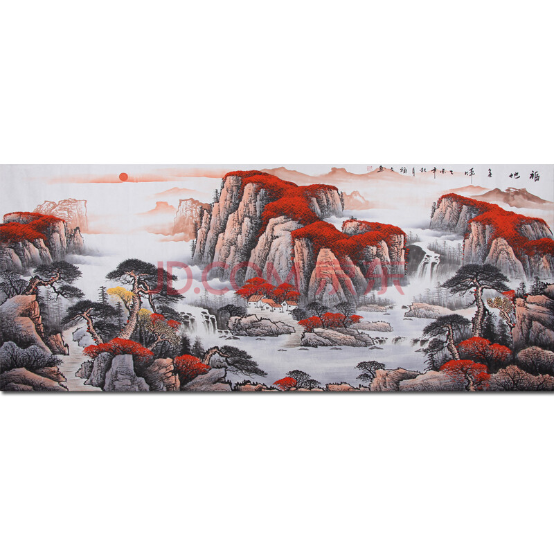 中国花鸟画研究会会员 于福文《福地金晖》