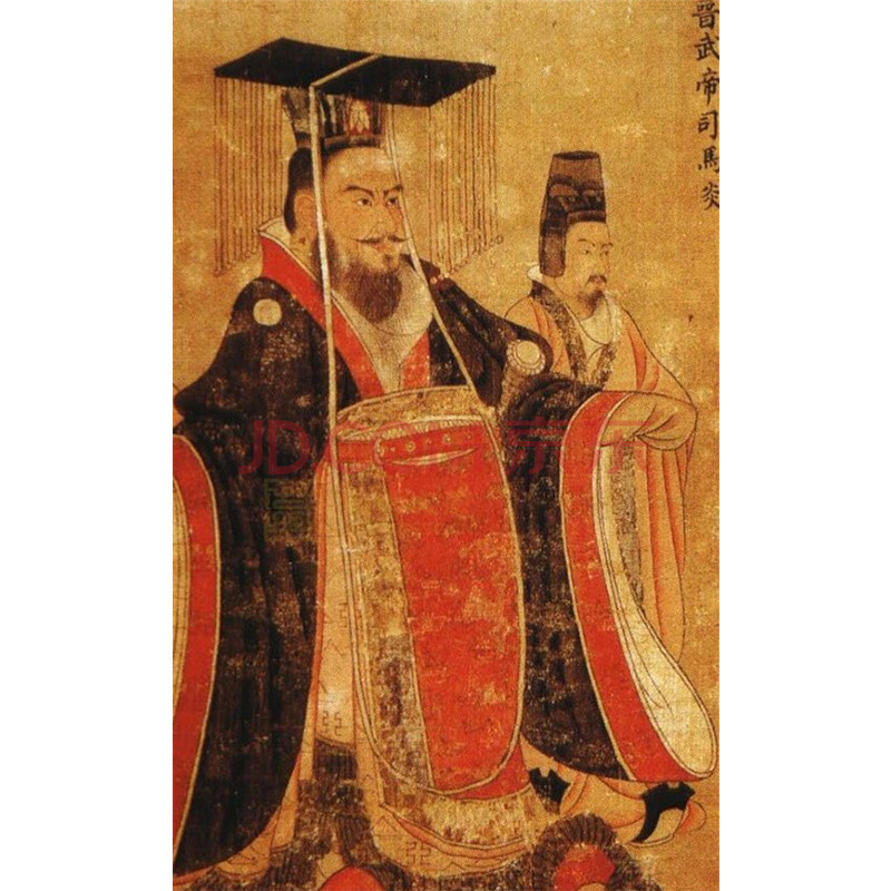 阎立本 《历代帝王像图卷》长6米现藏于美国波士顿博物馆 送装裱 送