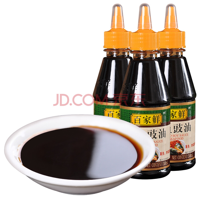 【买2包邮】百家鲜蒸鱼豉油248ml 清蒸鱼酱油海鲜清蒸生抽凉拌炒菜