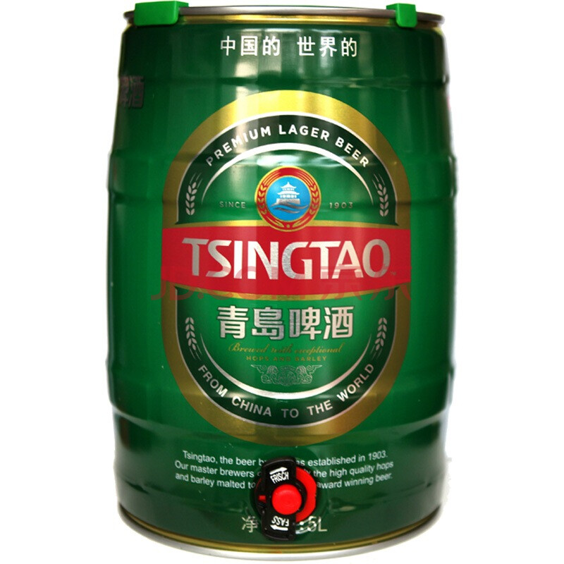 青島啤酒(tsingtao) 10度經典5l 桶