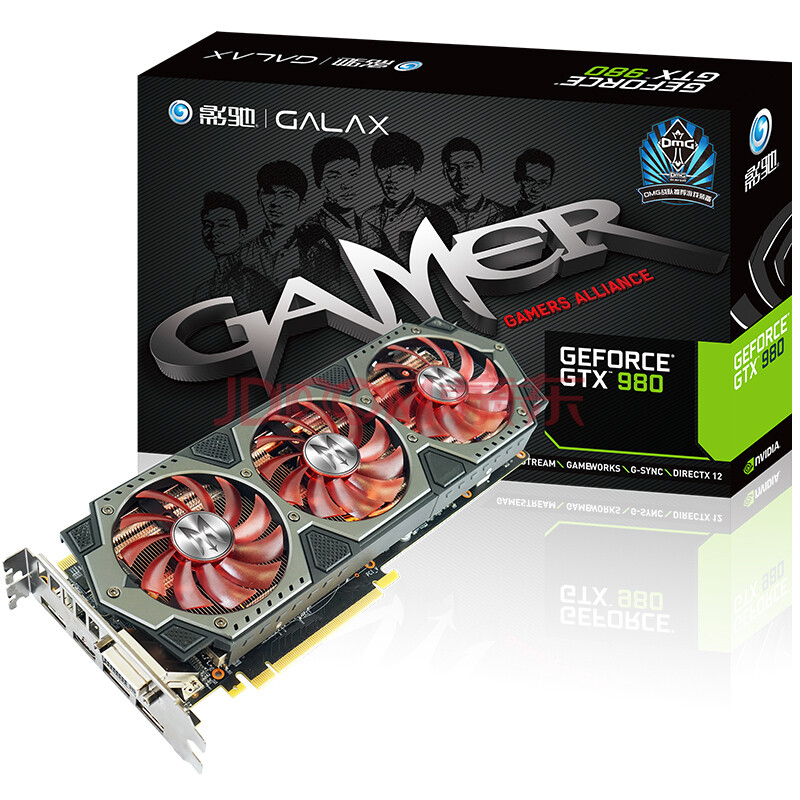 影驰(galaxy)gtx980 gamer 1228mhz(boost:1329mhz)