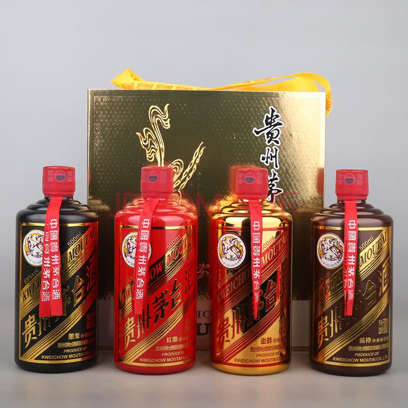 2015年 (国之四礼)贵州茅台酒尊贵礼盒 53度 一箱4瓶
