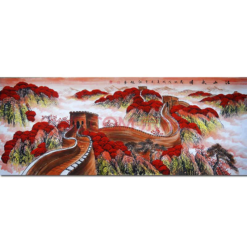 当代著名画家 王红旭【江山永固】