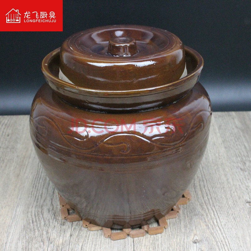 坛子陶瓷土陶加厚泡菜坛子腌菜老坛酸菜腌鸡蛋豆腐乳坛密封储物罐2 3