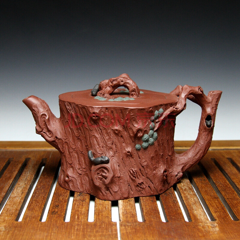 大师江建翔高徒 实力陶者严强 《松桩》紫泥 320cc