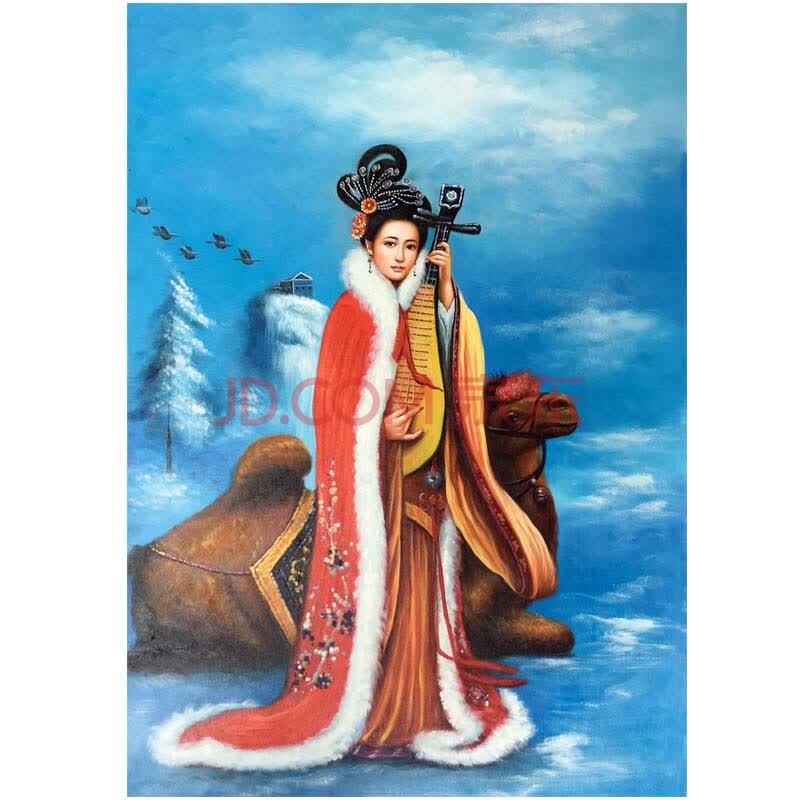 杜晓枫 《清纯美女》 布面油画