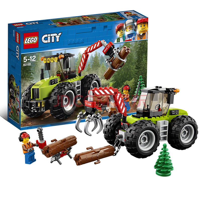【乐高认证店】乐高(lego)积木玩具 小颗粒城市警察系列 60181 林业