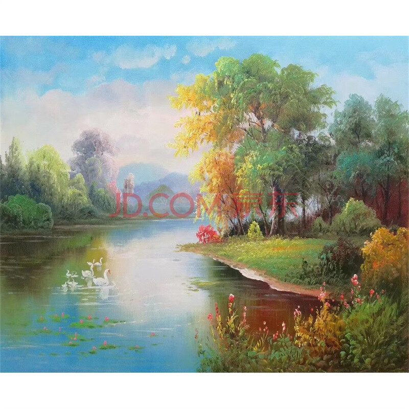 黄欣雨《阳光明媚》 布面油画