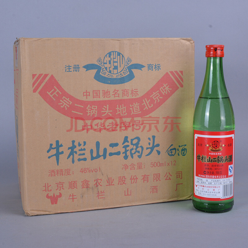 【原箱】牛欄山二鍋頭酒 2008年 46度 500ml 1箱12瓶