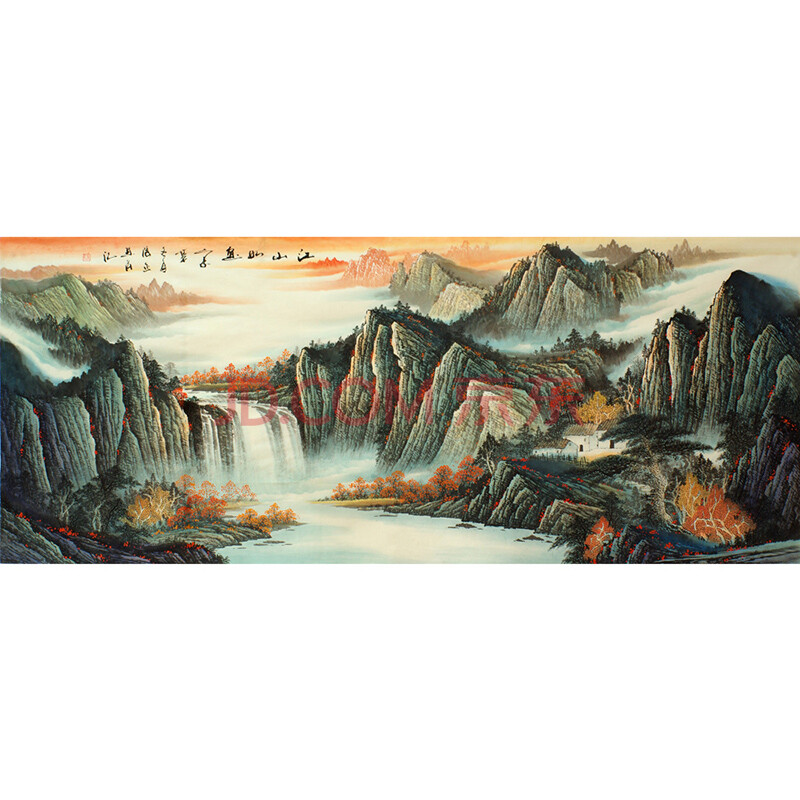 张正《江山如画》西安市山水画院院长