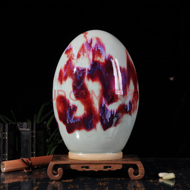 省大师 辛志远 窑口金火钧窑 福来石 40*26*18cm hx161800