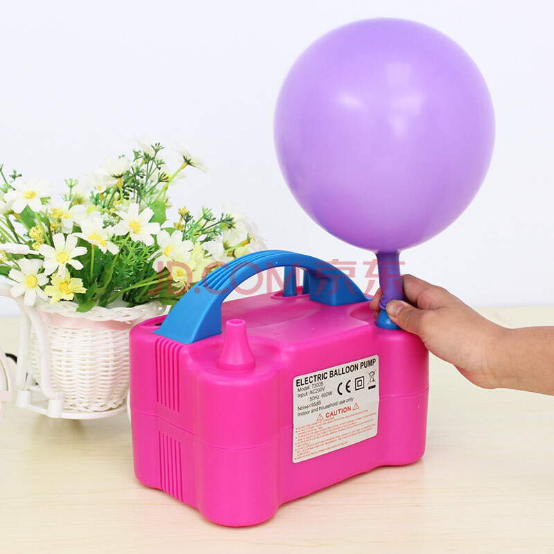 婚庆装饰生日彩色气球 心形气球婚房装饰 电动充气泵(1台)