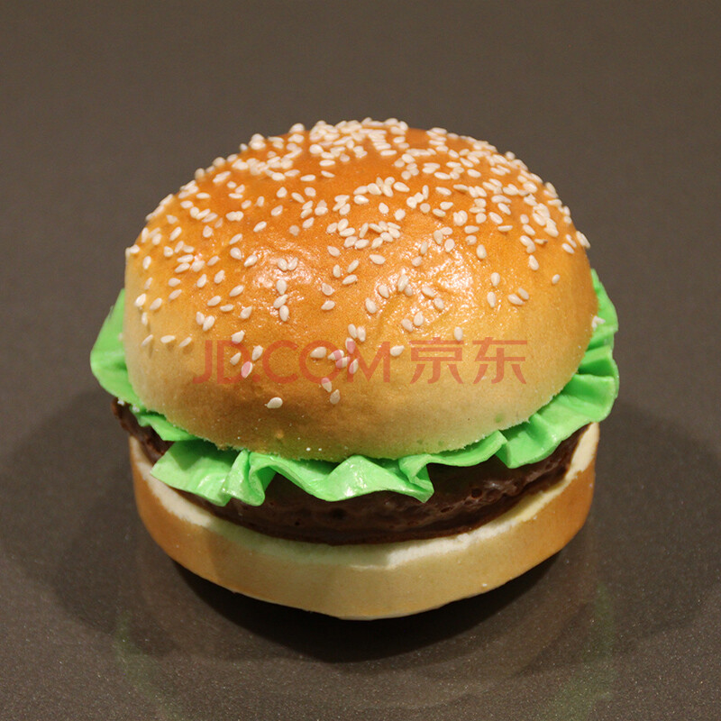 wo  仿真食品 仿真面包三明治汉堡模型 假面包 家居装饰摆件 儿童益智