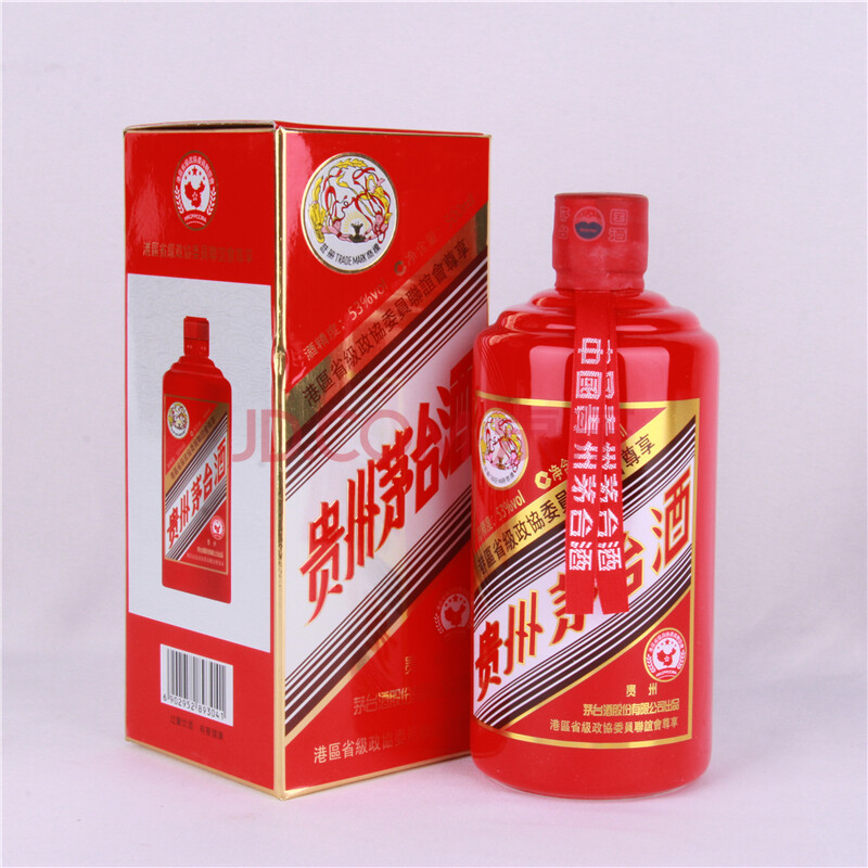 贵州茅台酒 (港区红)2017年 53度 500ml 1瓶 【32-74】