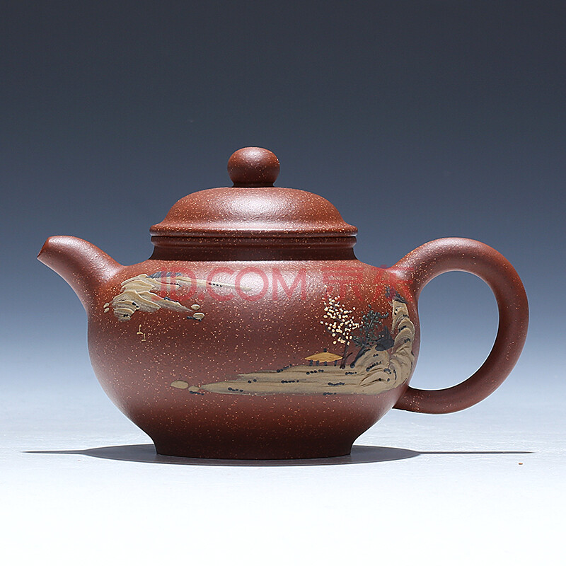 王正国 实力派民间老艺人 降坡泥【泥绘掇子】宜兴紫砂壶茶壶