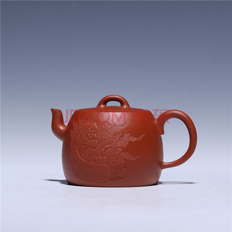 实力派民间艺人庞红亮 原矿朱泥 手工雕刻 茶禅一味