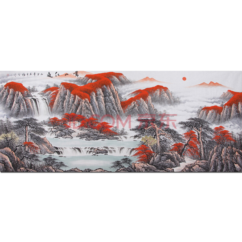 中国花鸟画研究会会员 于福文《万山红遍》