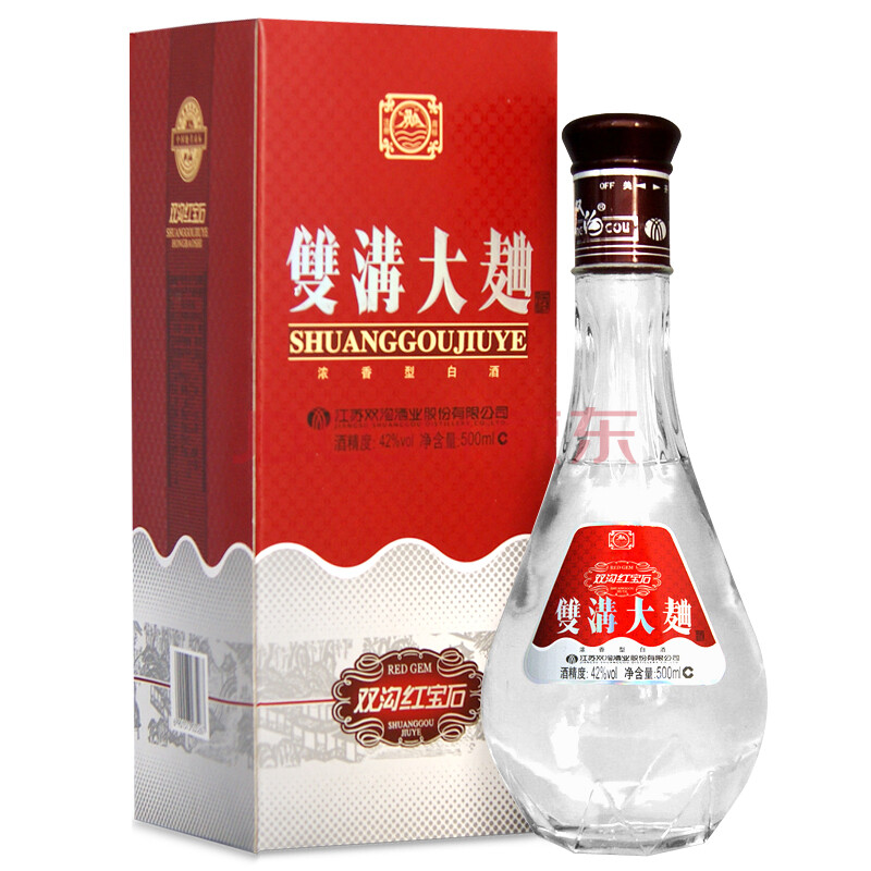 雙溝大麴紅寶石 42度 500ml