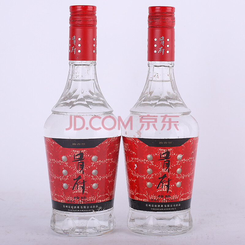 1998年 贵府酒 52度 2瓶 浓香型 500ml