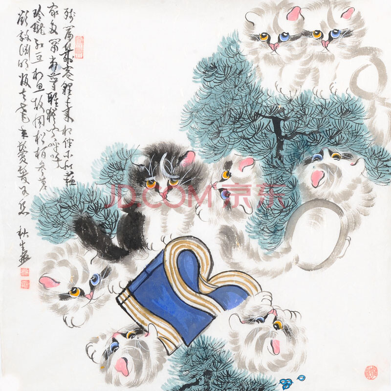 杨秋生 当代画猫大家,齐鲁书画研究研院画家,山东省书画艺术促进会