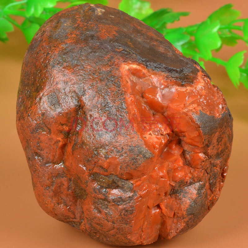 原皮真色 肉色红艳 南红玛瑙 原石 514.54克【新玉和玉雕】