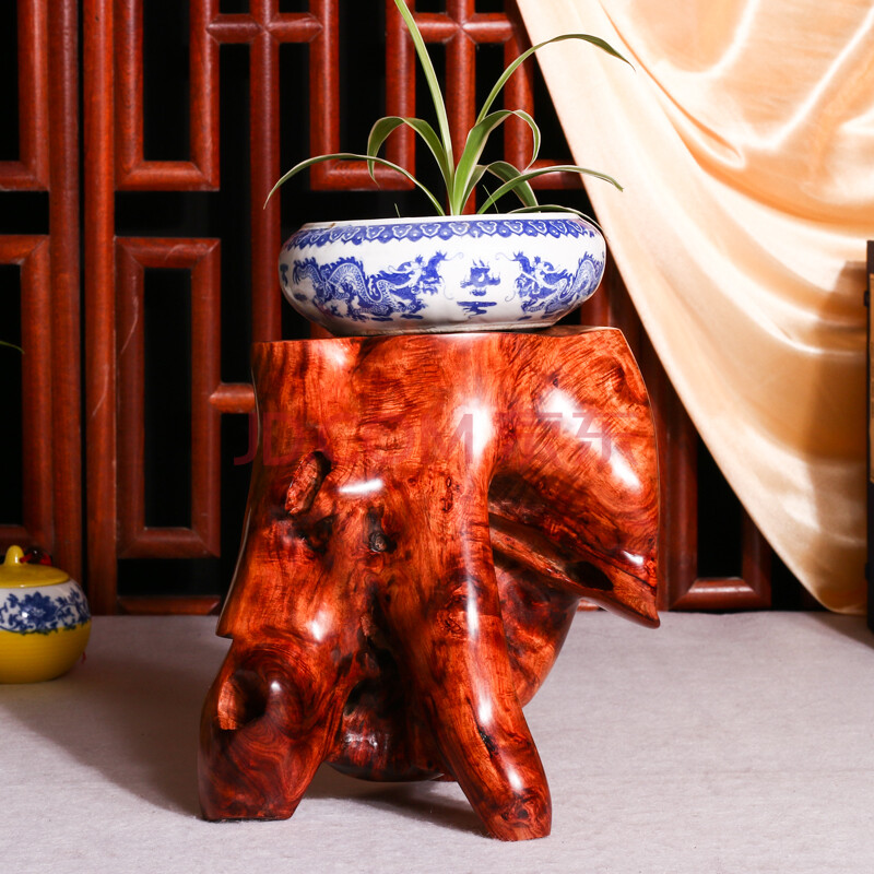 【沉檀百年】紫檀柳笔筒