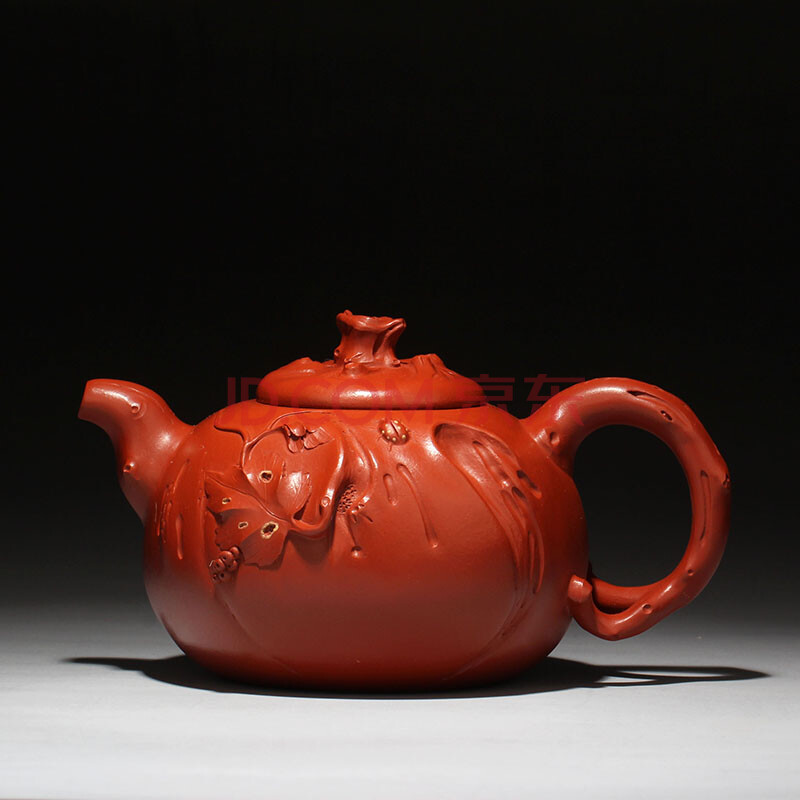 灵芝供春 花货 殷俊峰 实力艺人 大红袍朱泥